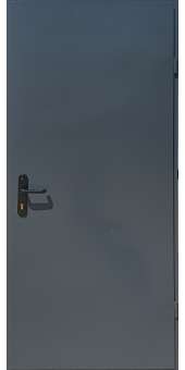 Вхідні двері Технічна 2 листа металу ралл 7024 Економ